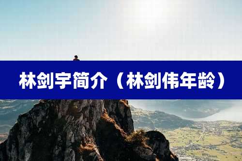 林剑宇简介（林剑伟年龄）