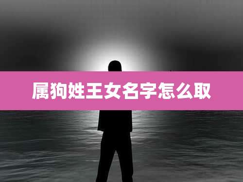 属狗姓王女名字怎么取