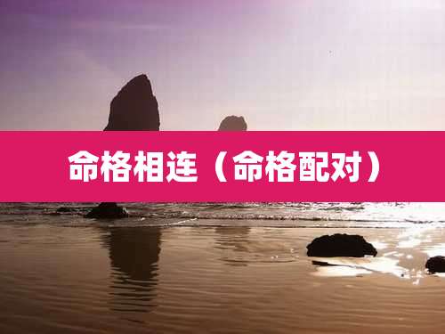 命格相连（命格配对）