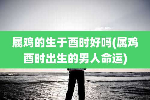 属鸡的生于酉时好吗(属鸡酉时出生的男人命运)