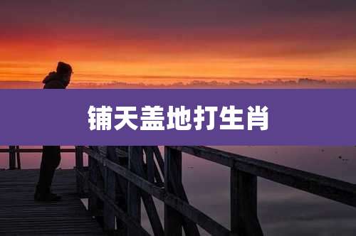 铺天盖地打生肖