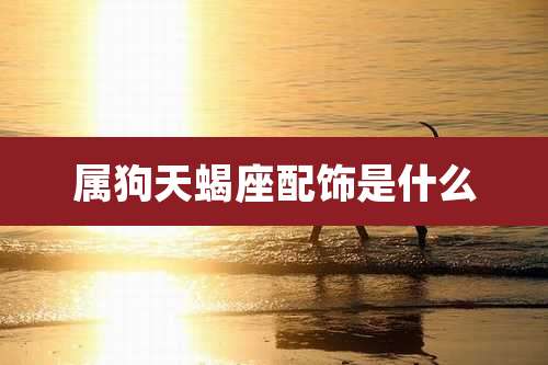 属狗天蝎座配饰是什么