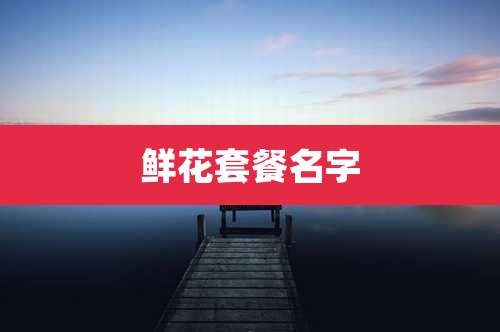 鲜花套餐名字
