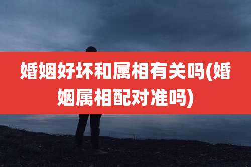 婚姻好坏和属相有关吗(婚姻属相配对准吗)