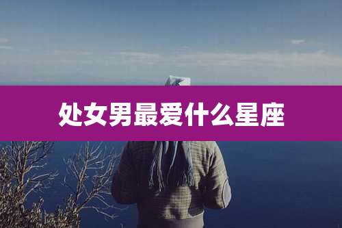 处女男最爱什么星座
