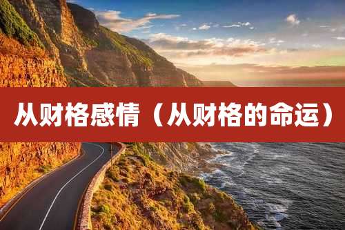 从财格感情(从财格的命运)