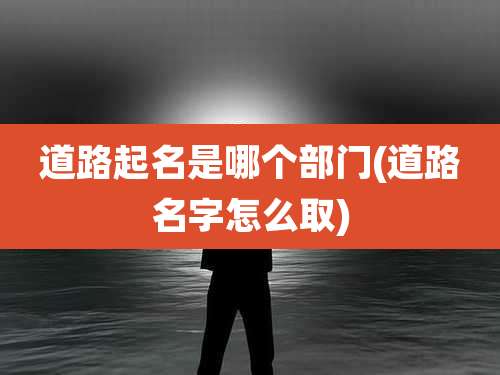 道路起名是哪个部门(道路名字怎么取)