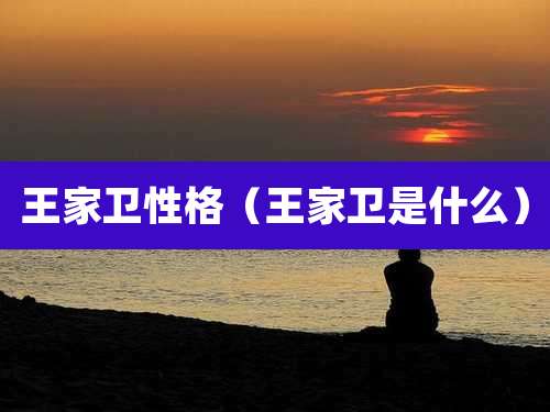 王家卫性格（王家卫是什么）