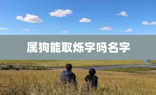 属狗能取烁字吗名字