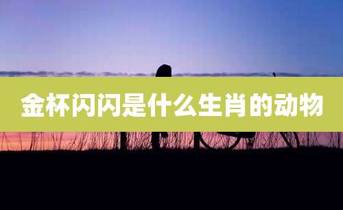 金杯闪闪是什么生肖的动物