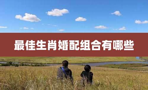 最佳生肖婚配组合有哪些