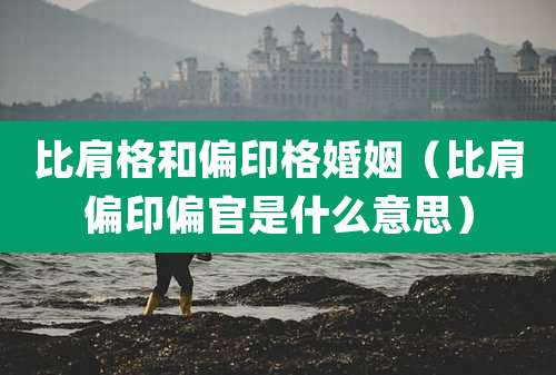 比肩格和偏印格婚姻（比肩偏印偏官是什么意思）