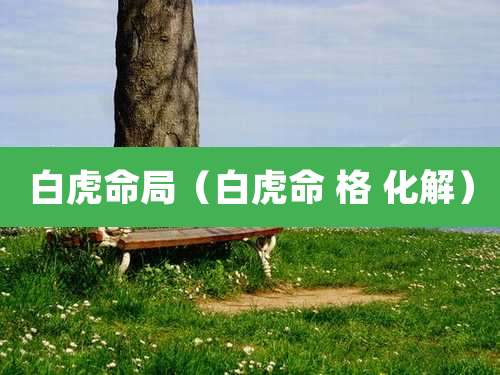 白虎命局（白虎命 格 化解）