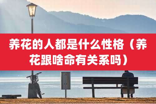 养花的人都是什么性格（养花跟啥命有关系吗）