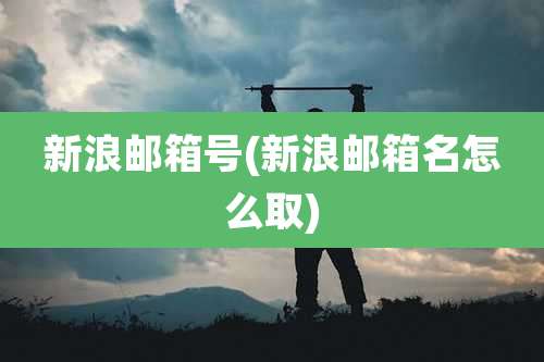 新浪邮箱号(新浪邮箱名怎么取)