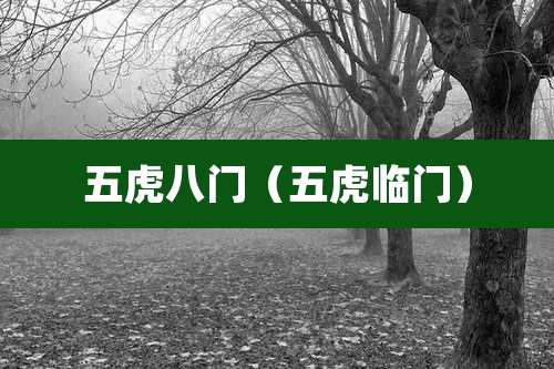 五虎八门（五虎临门）