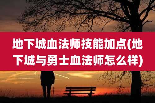 地下城血法师技能加点(地下城与勇士血法师怎么样)