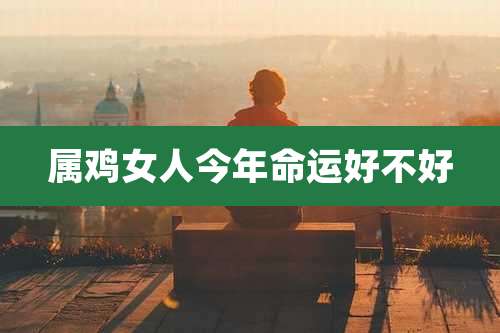 属鸡女人今年命运好不好