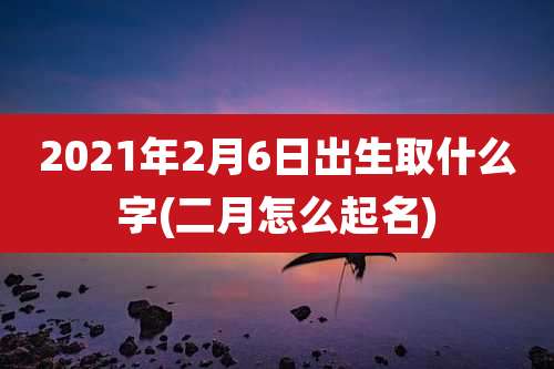 2021年2月6日出生取什么字(二月怎么起名)