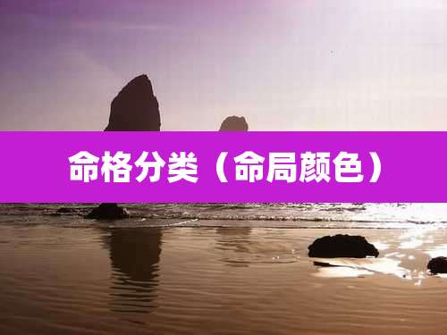 命格分类(命局颜色)