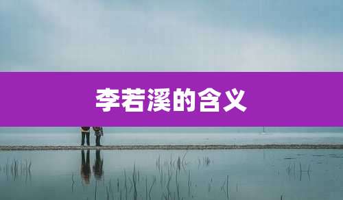 李若溪的含义