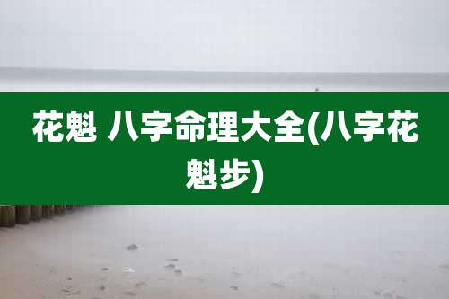 花魁 八字命理大全(八字花魁步)