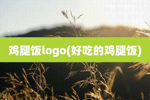 鸡腿饭logo(好吃的鸡腿饭)