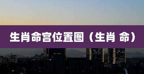 生肖命宫位置图(生肖 命)