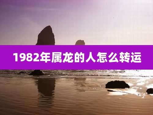1982年属龙的人怎么转运