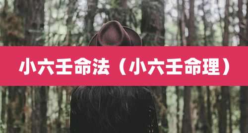 小六壬命法(小六壬命理)