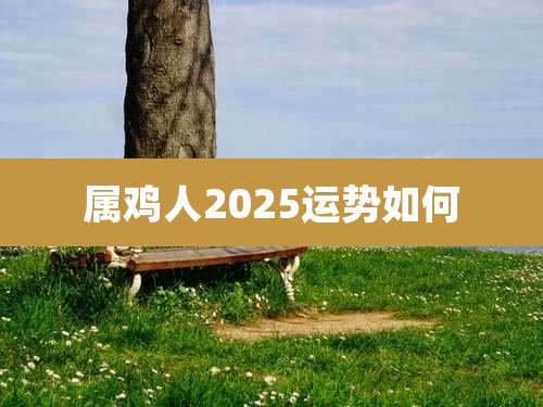 属鸡人2025运势如何