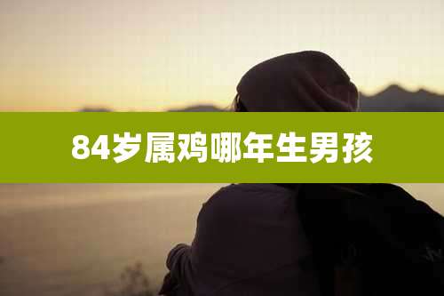 84岁属鸡哪年生男孩