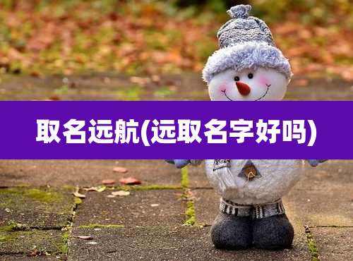 取名远航(远取名字好吗)