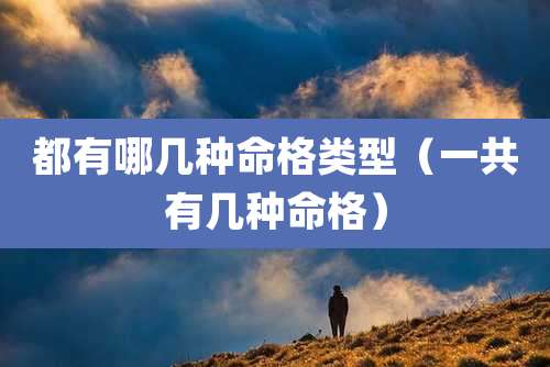 都有哪几种命格类型（一共有几种命格）