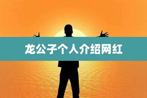 龙公子个人介绍网红