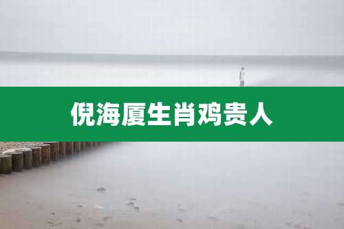 倪海厦生肖鸡贵人