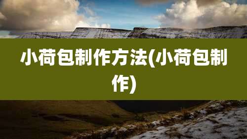 小荷包制作方法(小荷包制作)