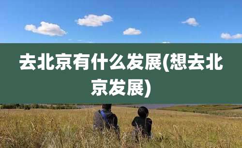 去北京有什么发展(想去北京发展)