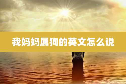 我妈妈属狗的英文怎么说