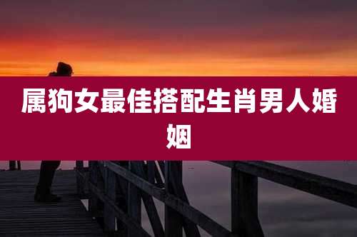 属狗女最佳搭配生肖男人婚姻