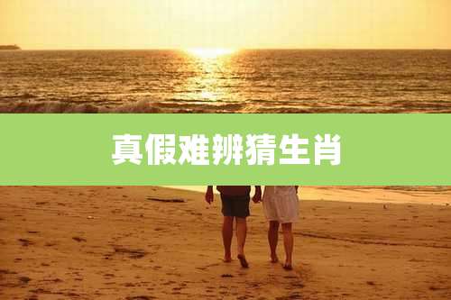 真假难辨猜生肖