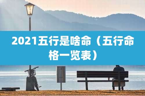 2021五行是啥命（五行命格一览表）