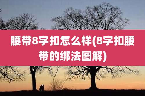 腰带8字扣怎么样(8字扣腰带的绑法图解)