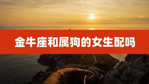 金牛座和属狗的女生配吗