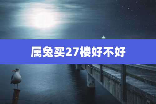 属兔买27楼好不好