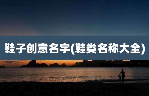 鞋子创意名字(鞋类名称大全)