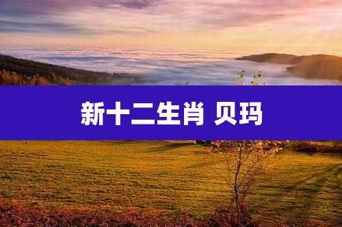 新十二生肖 贝玛