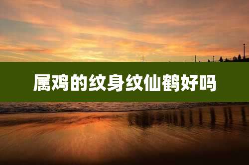属鸡的纹身纹仙鹤好吗