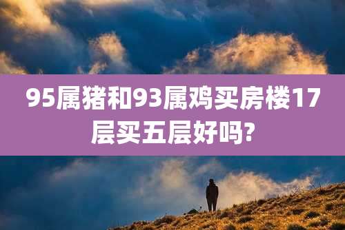 95属猪和93属鸡买房楼17层买五层好吗?