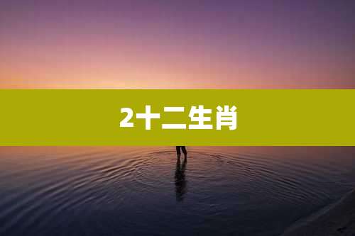 2十二生肖